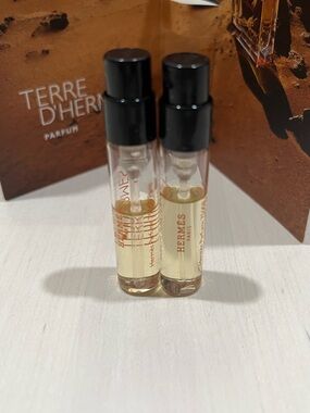 Two Hermès Terre d'Hermès Mini 2 ml